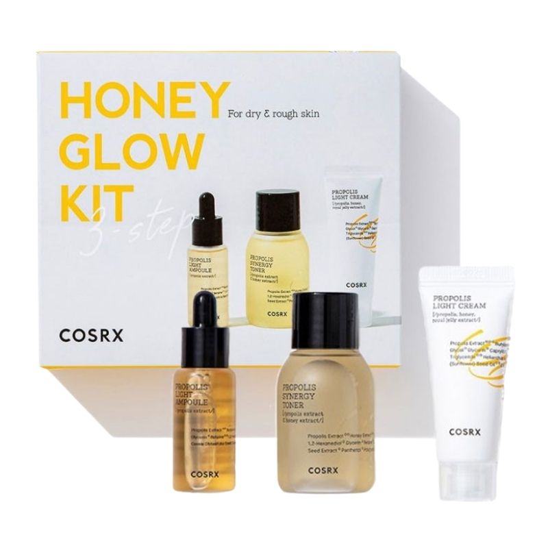 Cosrx Honey Glow 3 Step Kit for Dry & Rough Skin Cosrx Honey Glow 3 Step Kit for Dry & Rough Skin