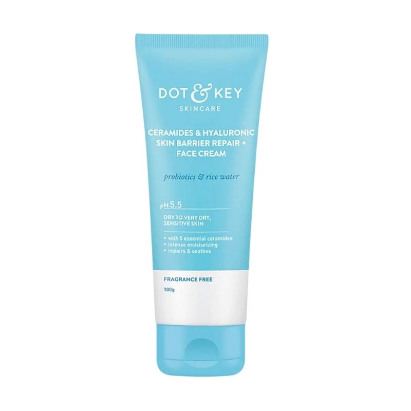 Dot & Key Barrier Repair Moisturizer with Ceramides & Hyaluronic Face Cream 100g Dot & Key Barrier Repair Moisturizer with Ceramides & Hyaluronic Face Cream 100g