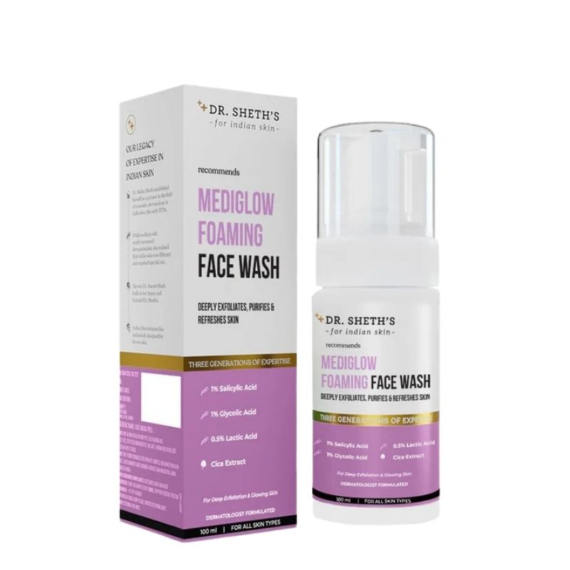 Dr. Sheth’s Mediglow Foaming Face Wash - 100ml Dr. Sheth’s Mediglow Foaming Face Wash - 100ml