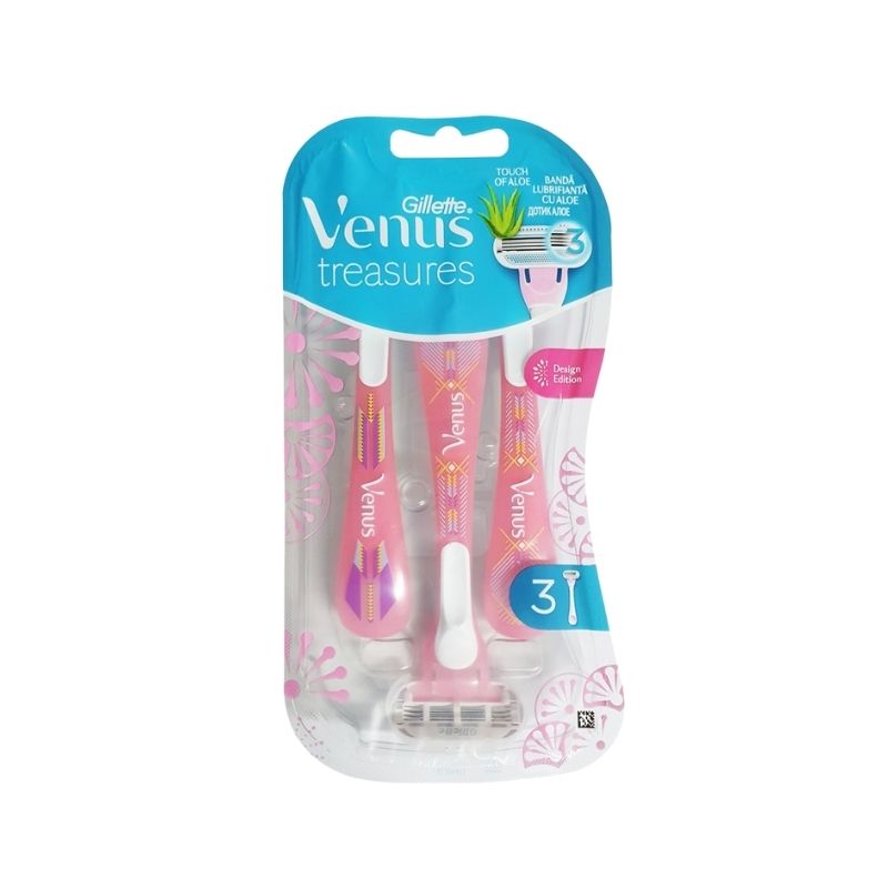 Gillette Venus Treasures 3 Blades Disposable 1pcs Razor Gillette Venus Treasures 3 Blades Disposable 1pcs Razor