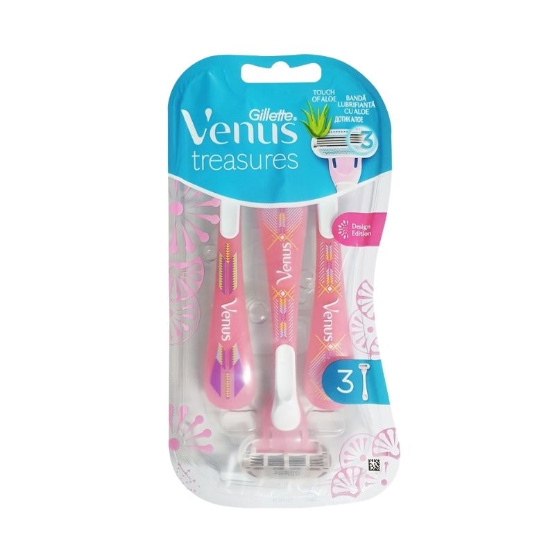 Gillette Venus Treasures 3 Blades Disposable 3in1 Razor Gillette Venus Treasures 3 Blades Disposable 3in1 Razor