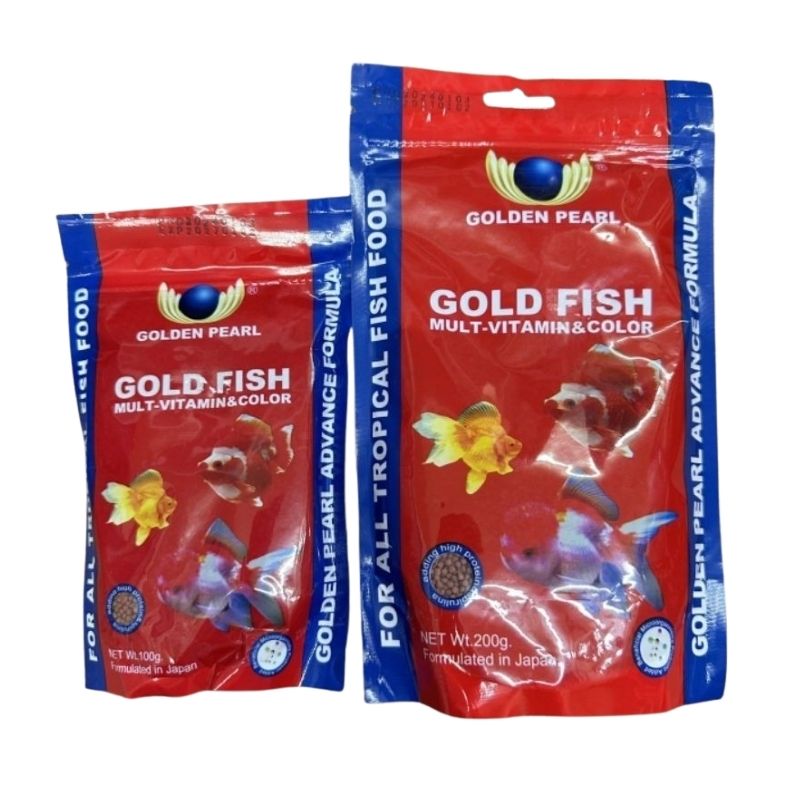 Golden Pearl Gold Fish Mult-Vitamin & Color - 200g Pack Golden Pearl Gold Fish Mult-Vitamin & Color - 200g Pack