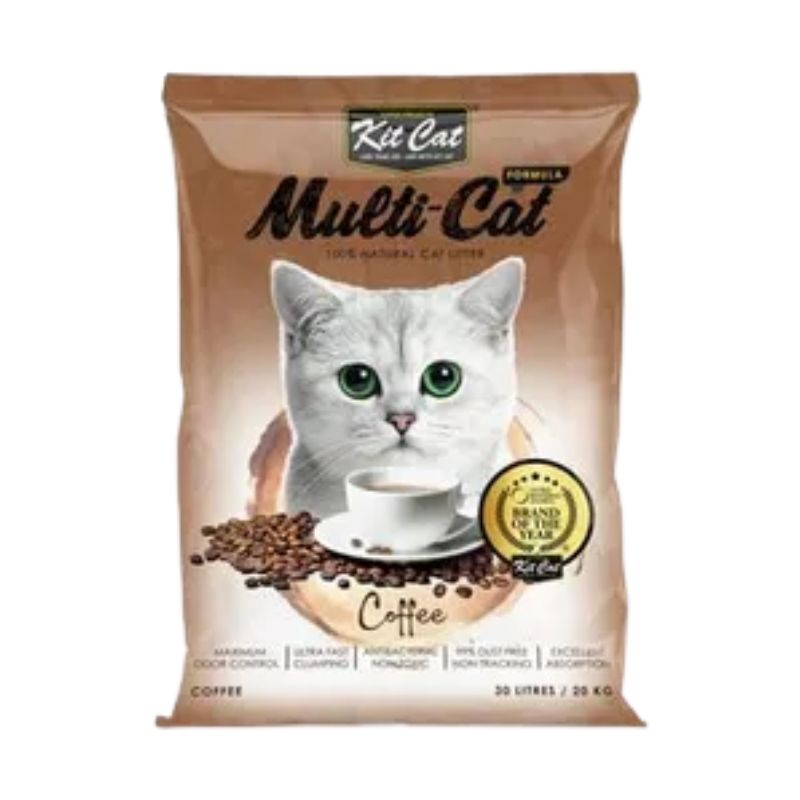 Kit Cat Multi-Cat Coffee Cat Litter 30L Kit Cat Multi-Cat Coffee Cat Litter 30L