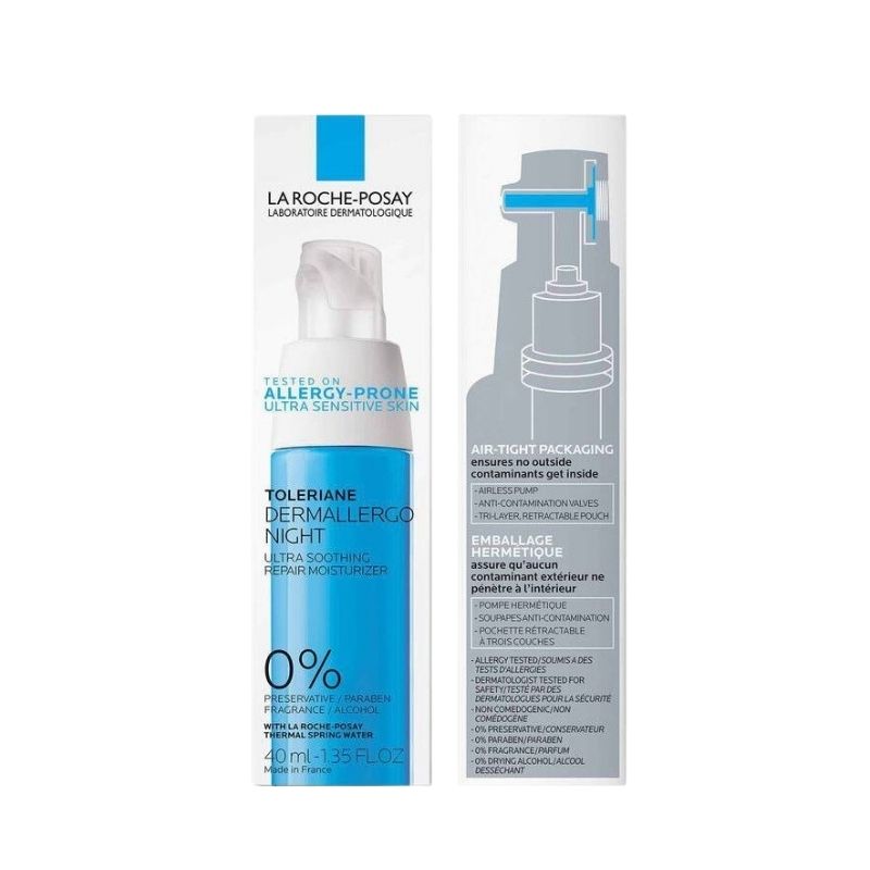 La Roche Posay Toleriane Dermallergo Night Moisturizer 40ml La Roche Posay Toleriane Dermallergo Night Moisturizer 40ml