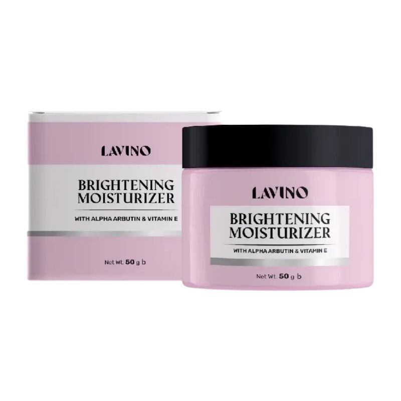Lavino Brightening Moisturizer with Alpha Arbutin & Vitamin E 50ml Lavino Brightening Moisturizer with Alpha Arbutin & Vitamin E 50ml