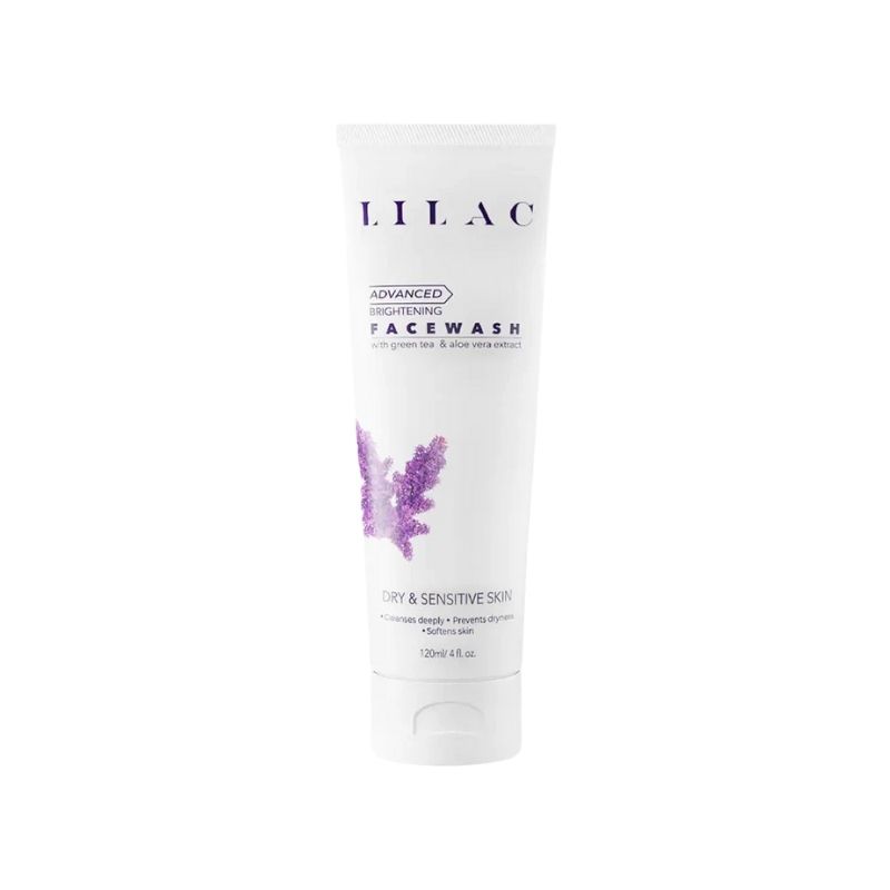 Lilac Advanced Brightening Face Wash Dry And Sensitive Skin 120ml Lilac Advanced Brightening Face Wash Dry And Sensitive Skin 120ml