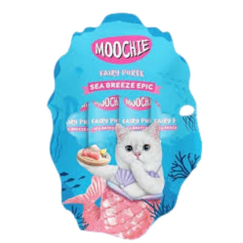 Moochie Fairy Puree Creamy Treat for Cats and Kittens Tuna Bonito Flavor (25x15g) Moochie Fairy Puree Creamy Treat for Cats and Kittens Tuna Bonito Flavor (25x15g)