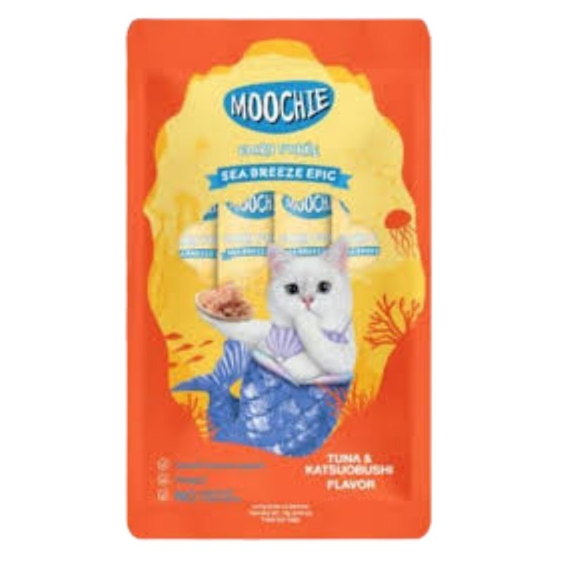 Moochie Fairy Puree Creamy Treat for Cats and Kittens Tuna & Katsuobushi Flavor(25x15g) Moochie Fairy Puree Creamy Treat for Cats and Kittens Tuna & Katsuobushi Flavor(25x15g)