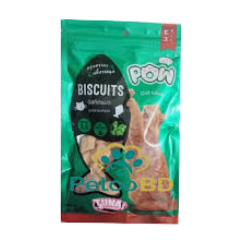POW Biscutis Cat Tuna 50gm POW Biscutis Cat Tuna 50gm
