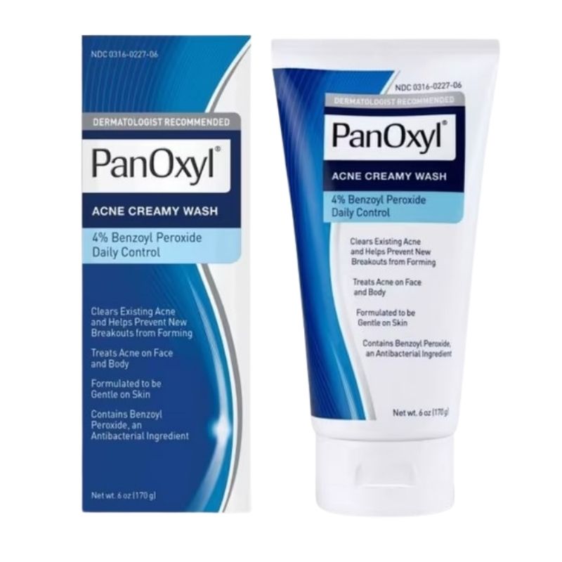 PanOxyl Acne Creamy Wash Benzoyl Peroxide 4% Daily Control 170g PanOxyl Acne Creamy Wash Benzoyl Peroxide 4% Daily Control 170g