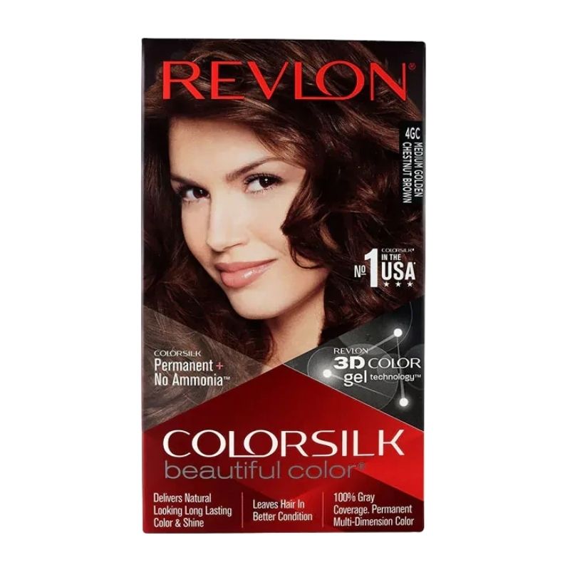 Revlon Colorsilk Hair Color- 4GC Medium Golden Chestnut Brown Revlon Colorsilk Hair Color- 4GC Medium Golden Chestnut Brown