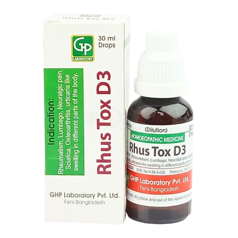 Rhus Tox D3 30ml Rhus Tox D3 30ml