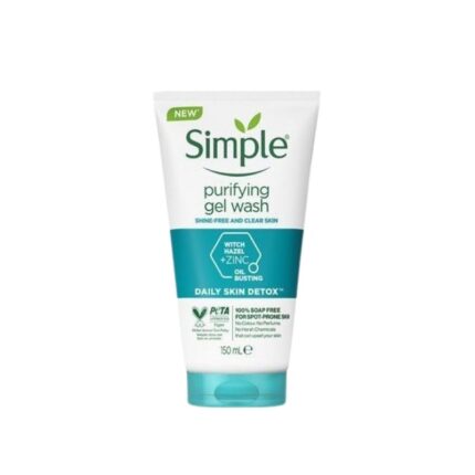 Simple Purifying Gel Wash for Shine-Free & Clear Skin 150ml