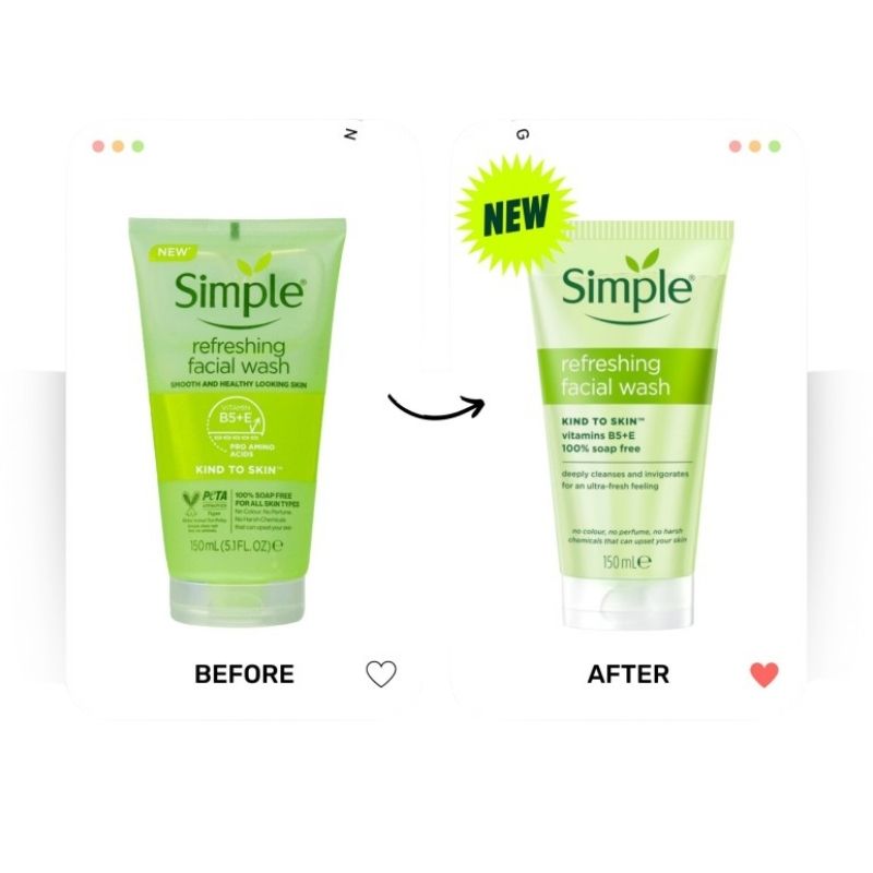 Simple Skin Refreshing Facial Wash Gel 150ml Simple Skin Refreshing Facial Wash Gel 150ml