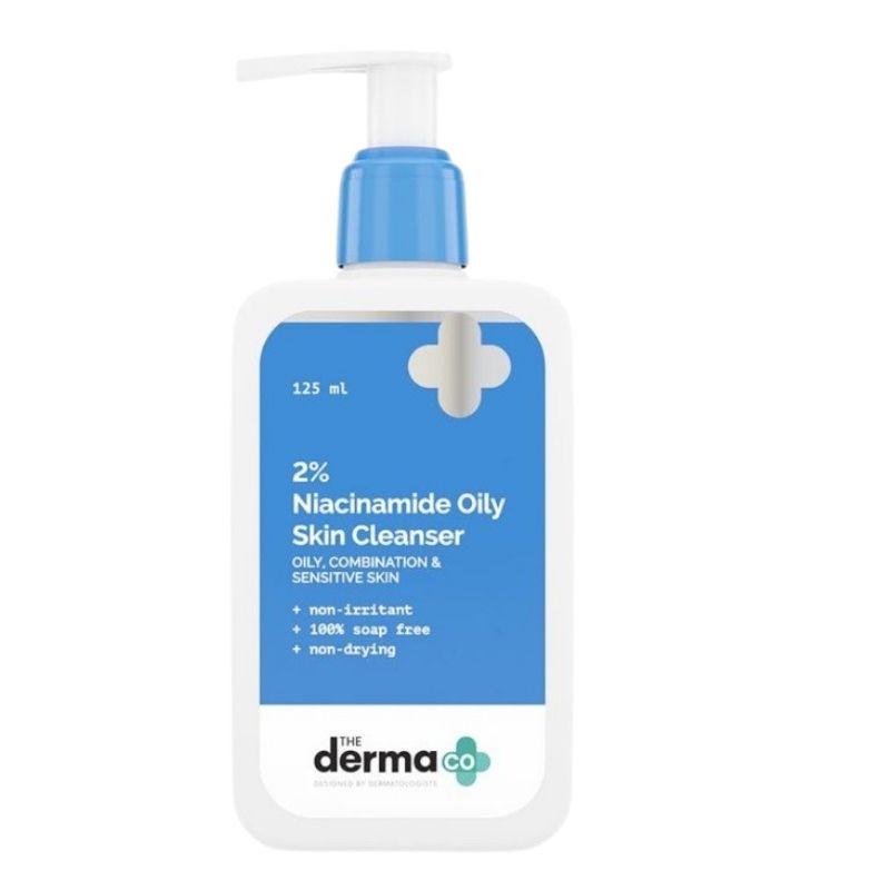 The Derma Co 2% Niacinamide Oily Skin Cleanser - 125ml The Derma Co 2% Niacinamide Oily Skin Cleanser - 125ml