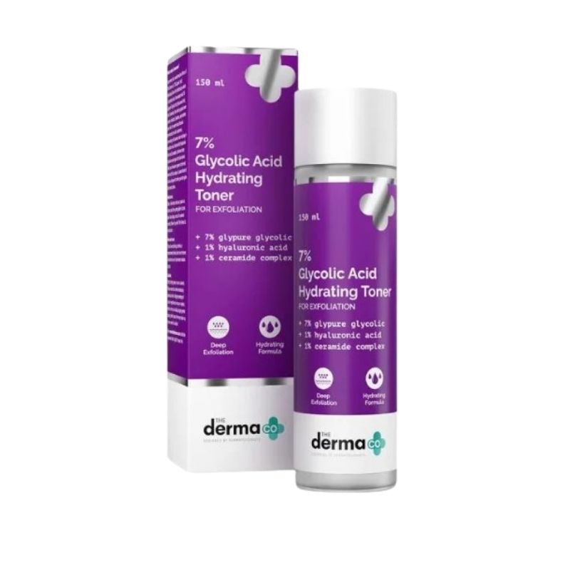 The derma co 7% Glycolic Acid Hydrating Toner 150ml The derma co 7% Glycolic Acid Hydrating Toner 150ml