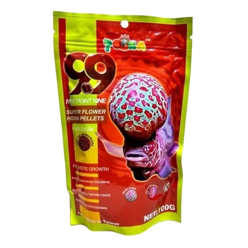 Topka 9.9 Super Flower Horn Pellets - 100g Pack Topka 9.9 Super Flower Horn Pellets - 100g Pack