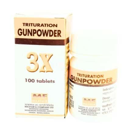 Trituration Gunpowder 3X