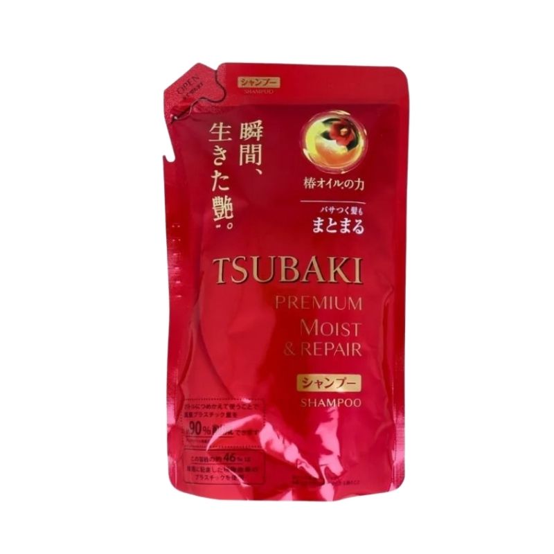 Tsubaki Premium Moist And Repair Hair Shampoo Refill Pack 330ml Tsubaki Premium Moist And Repair Hair Shampoo Refill Pack 330ml