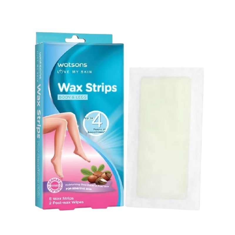 Watsons Wax Strips Body & Legs for Sensitive Skin Watsons Wax Strips Body & Legs for Sensitive Skin