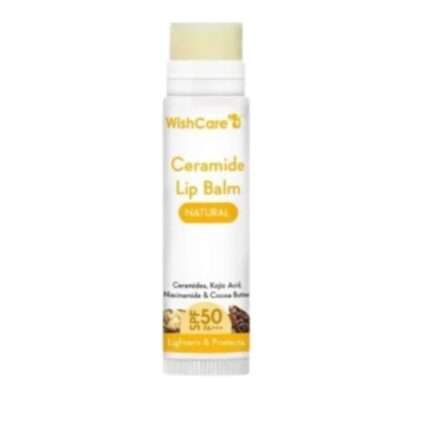 WishCare Ceramide Lip Balm Natural with SPF 50 PA+++