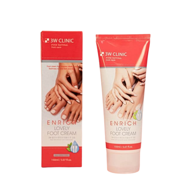 3w clinic enrich lovely foot cream - 150ml 3w clinic enrich lovely foot cream - 150ml - Image 1