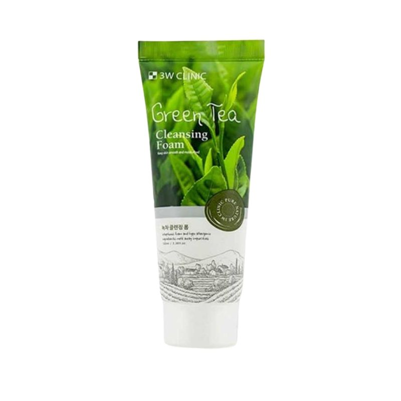 3w clinic green tea foam cleansing - 100ml 3w clinic green tea foam cleansing - 100ml
