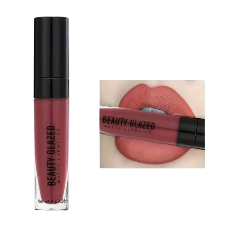 Beauty Glazed Matte Lipstick - Burgundy Beauty Glazed Matte Lipstick - Burgundy