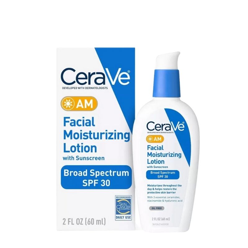 CeraVe AM Facial Moisturizing Lotion with Sunscreen 60ml CeraVe AM Facial Moisturizing Lotion with Sunscreen 60ml