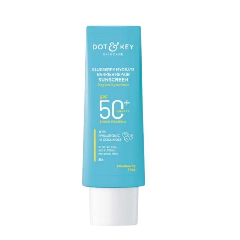 Dot & Key Blueberry Hydrate Barrier Repair Sunscreen SPF 50+ PA++++ - 80g Dot & Key Blueberry Hydrate Barrier Repair Sunscreen SPF 50+ PA++++ - 80g