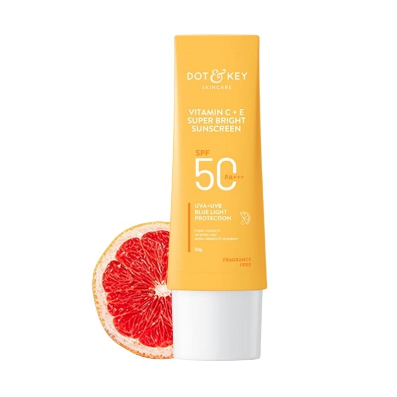 Dot & Key Vitamin C + E Super Bright Sunscreen SPF 50+ 50g Dot & Key Vitamin C + E Super Bright Sunscreen SPF 50+ 50g