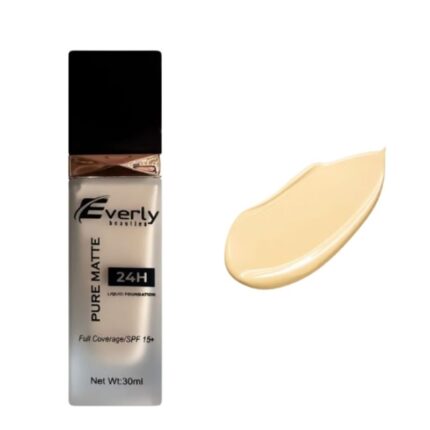 Everly 24h Pure Matte Full Coverage Liquid Foundation (Golden)