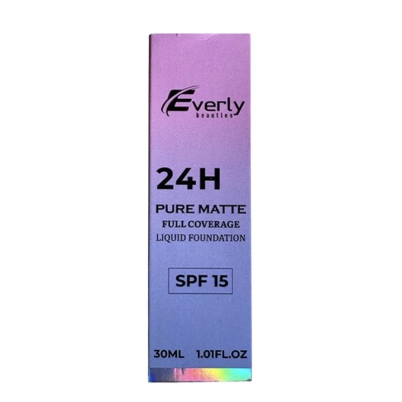 Everly 24h Pure Matte Full Coverage Liquid Foundation (Warm Nude) Everly 24h Pure Matte Full Coverage Liquid Foundation (Warm Nude)