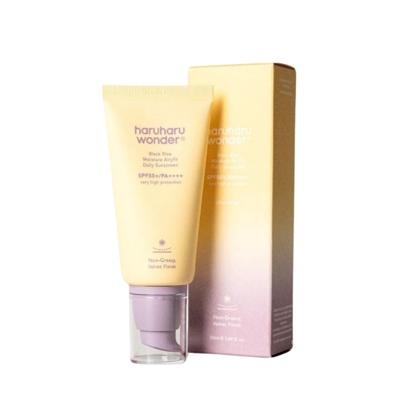 Haruharu Wonder Black Rice Moisture Airyfit Daily Sunscreen SPF50+ PA++++ 50ml Haruharu Wonder Black Rice Moisture Airyfit Daily Sunscreen SPF50+ PA++++ 50ml