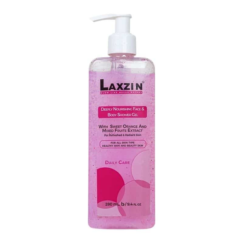 Laxzin Deeply Nourishing Face & Body Shower Gel 280ml Laxzin Deeply Nourishing Face & Body Shower Gel 280ml