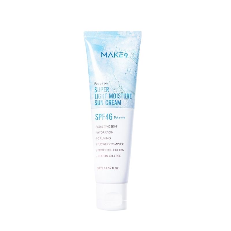 MAKE9 Focus On Super Light Moisture Sun Cream SPF46 MAKE9 Focus On Super Light Moisture Sun Cream SPF46