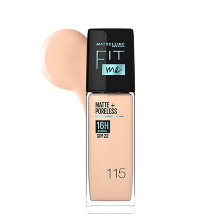 Maybelline Fit Me Matte+Poreless Liquid Foundation 115