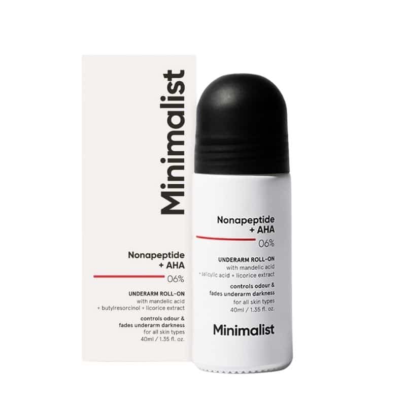 Minimalist Nonapeptide + AHA 6% Underarm Roll-On - 40ml Minimalist Nonapeptide + AHA 6% Underarm Roll-On - 40ml