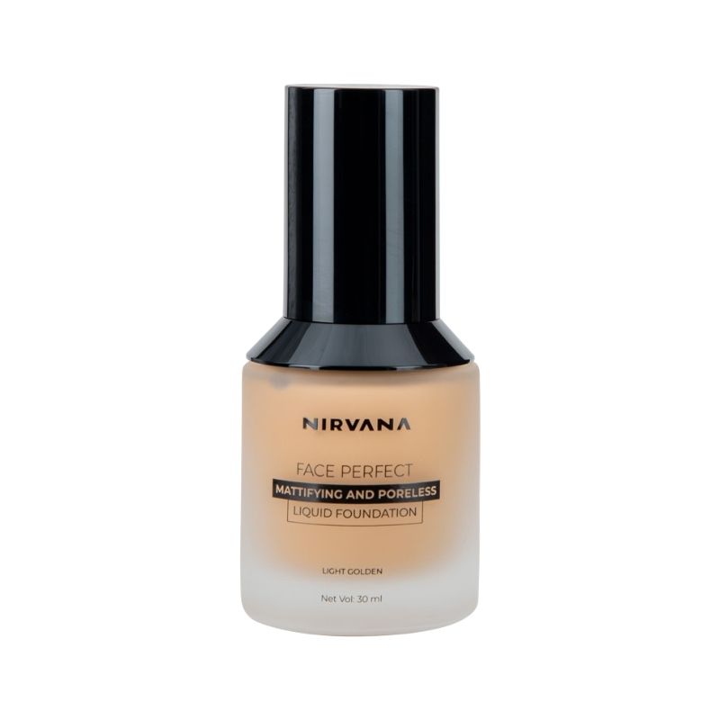 Nirvana Color Face Perfect (Matte & Por) Liquid Foundation-Light Beige 30ml Nirvana Color Face Perfect (Matte & Por) Liquid Foundation-Light Beige 30ml