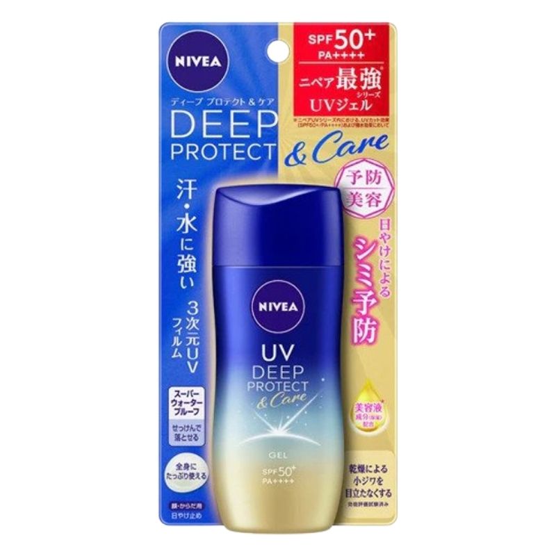 Nivea UV Deep Protect & Care Gel Sunscreen SPF50+ PA++++ 80g Nivea UV Deep Protect & Care Gel Sunscreen SPF50+ PA++++ 80g
