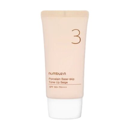 Numbuzin No 3 Porcelain Base-Skip Tone Up Beige 50ml