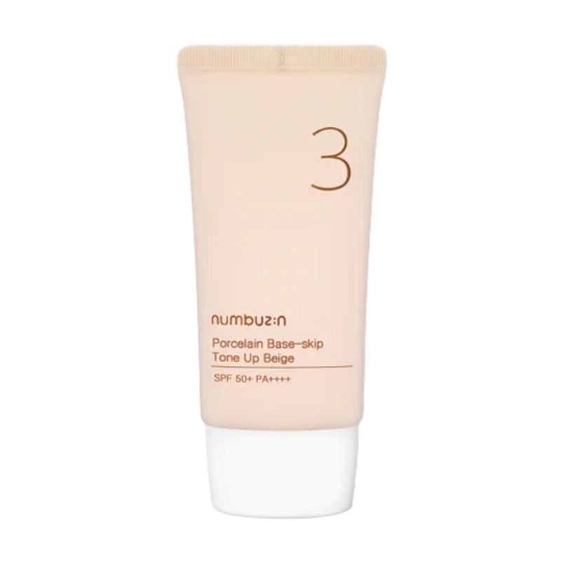Numbuzin No 3 Porcelain Base-Skip Tone Up Beige 50ml Numbuzin No 3 Porcelain Base-Skip Tone Up Beige 50ml