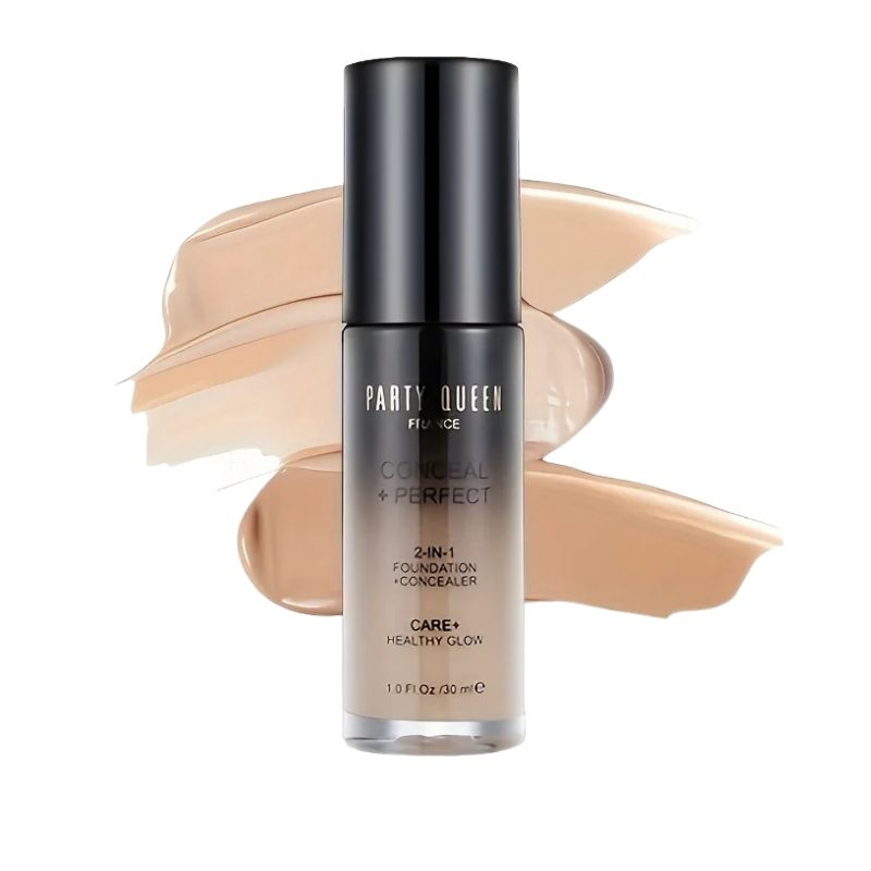 Party Queen Conceal and Perfect 2-in-1 Liquid full Coverage Foundation (Blushing beige)-05 Party Queen Conceal and Perfect 2-in-1 Liquid full Coverage Foundation (Blushing beige)-05