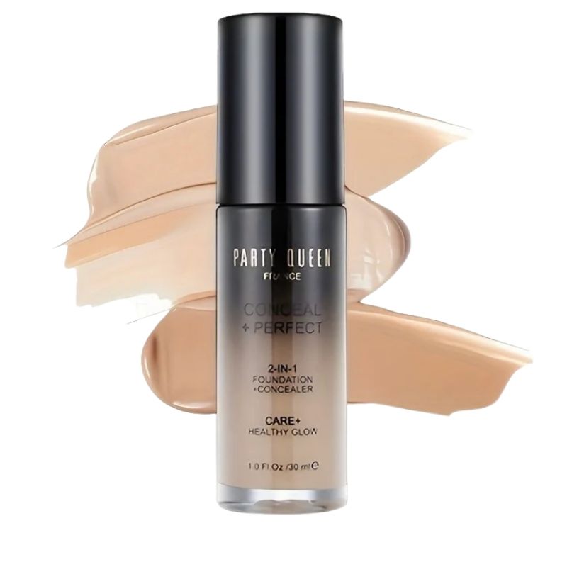Party Queen Conceal and Perfect 2-in-1 Liquid full Coverage Foundation (Honey beige)- 04 Party Queen Conceal and Perfect 2-in-1 Liquid full Coverage Foundation (Honey beige)- 04