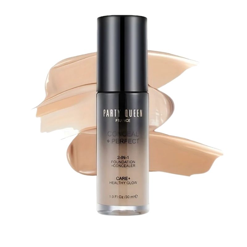 Party Queen Conceal and Perfect 2-in-1 Liquid full Coverage Foundation(Soft beige) -15 Party Queen Conceal and Perfect 2-in-1 Liquid full Coverage Foundation(Soft beige) -15