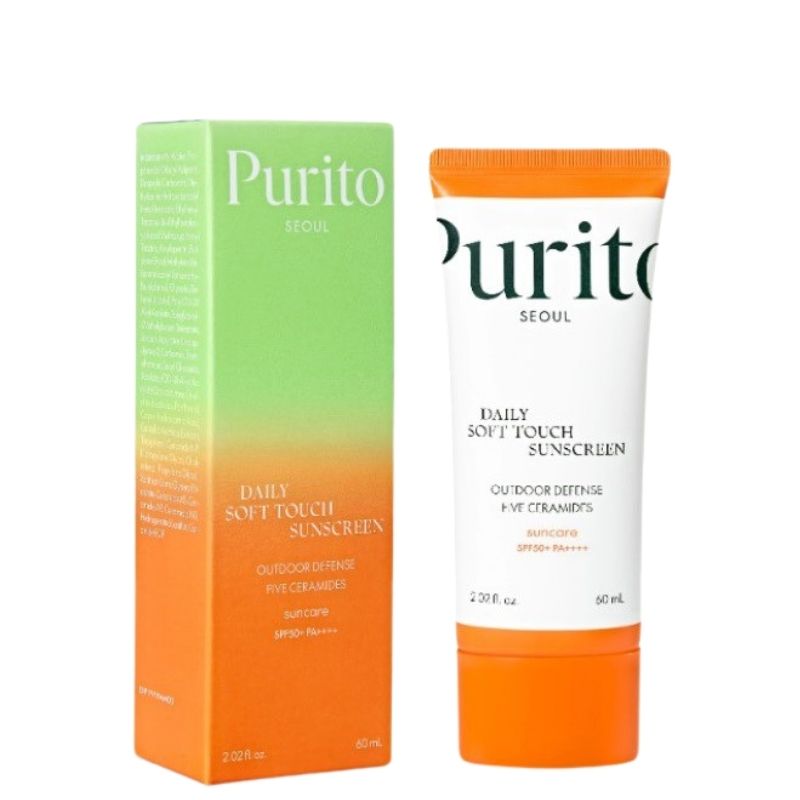 Purito Seoul Daily Soft Touch Sunscreen SPF50+ PA++++ 60ml Purito Seoul Daily Soft Touch Sunscreen SPF50+ PA++++ 60ml