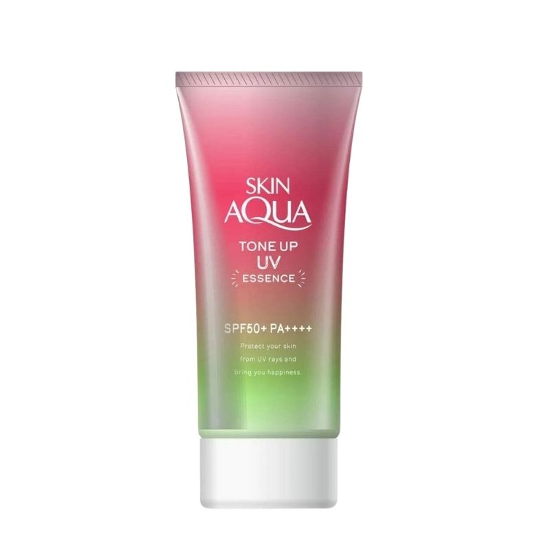 SKIN AQUA Tone Up UV Essence Sunscreen Rose 80g SKIN AQUA Tone Up UV Essence Sunscreen Rose 80g