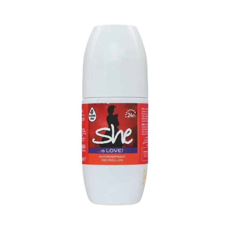 She Is Love Antiperispirant Deo Roll- On 50ml She Is Love Antiperispirant Deo Roll- On 50ml