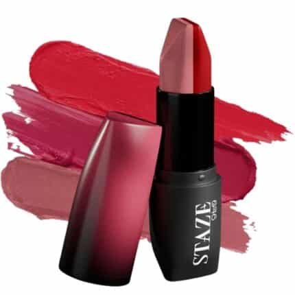 Staze 9to9 Love Tri-Angle 3 In 1 Lipstick (02 Scarlet Whisper) 3.8g