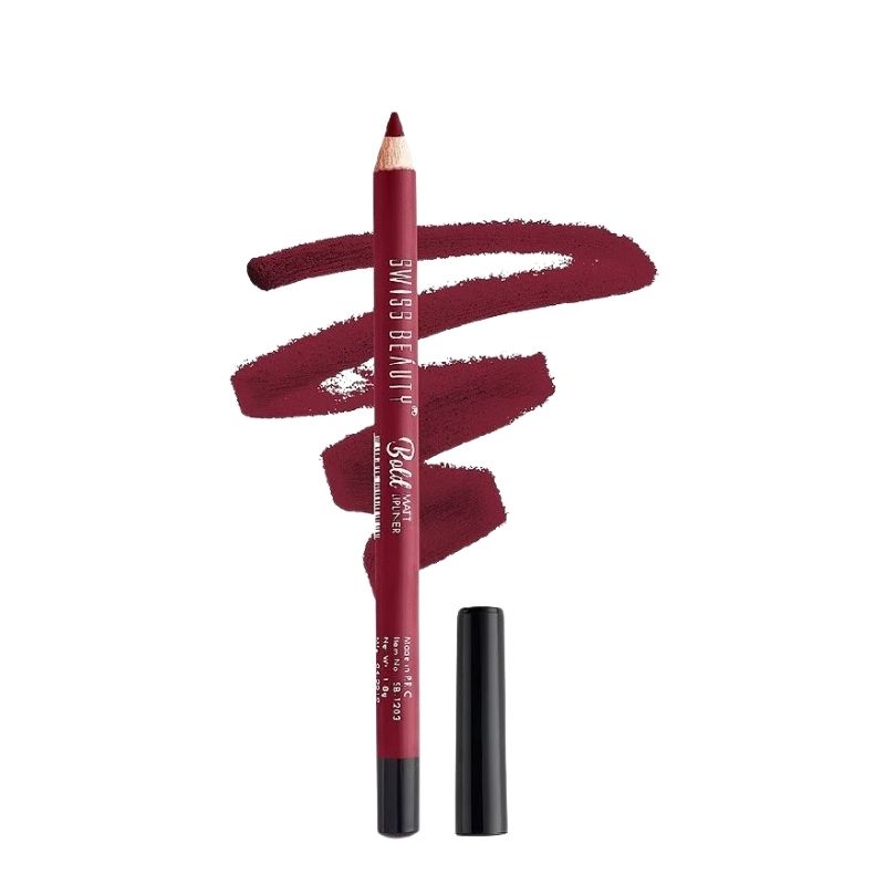 Swiss Beauty Bold Matt Lip Liner BRIGHT MAROON -07 Swiss Beauty Bold Matt Lip Liner BRIGHT MAROON -07